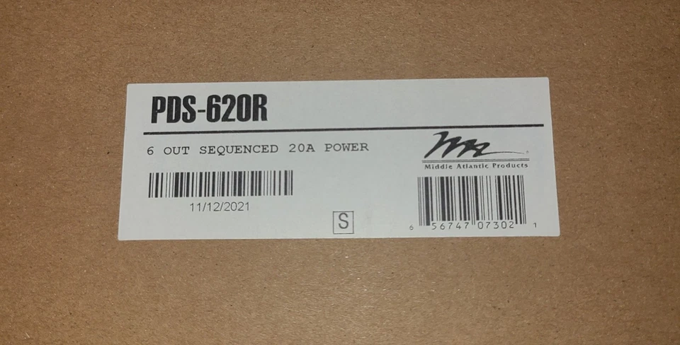 Middle Atlantic - PDS-620R - Power Sequencing Component  ***NEW*** - Image 2 of 2