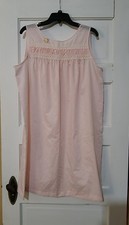 NWT NOS Vintage Women's GILEAD nightgown Pink Size Lg House Dress