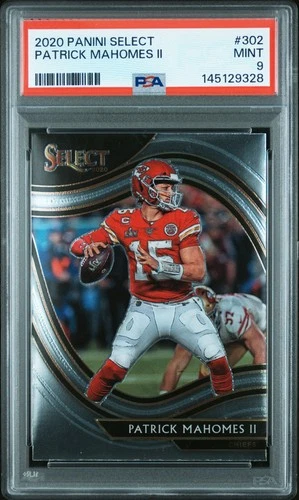 2020 PANINI SELECT #302 PATRICK MAHOMES II PSA 9