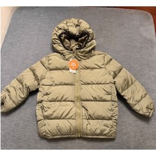 The Childrens Place Toddler Puffer Jacket Olive Green Water Resistant 2T 3055265