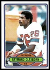 1980 Topps #248 Raymond Clayborn New England Patriots NM+