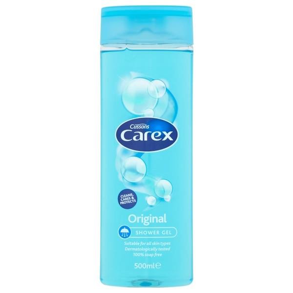 3 x Carex Original Shower Gel 500ml