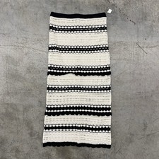 Sincerely Jules Black And White Knit Skirt Size Medium