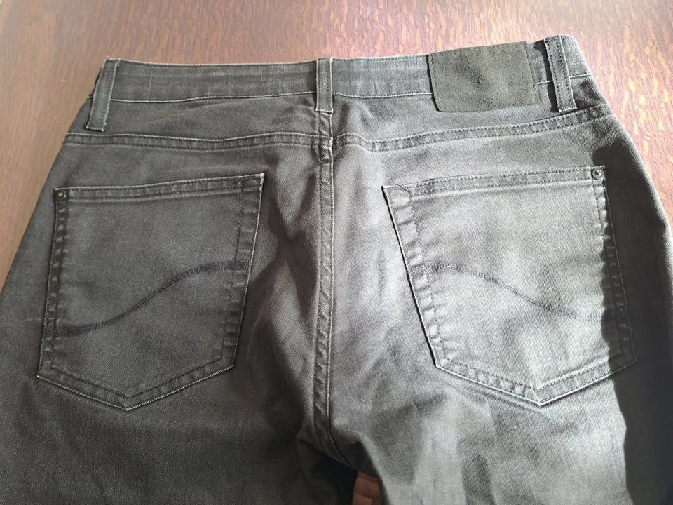 Jean toile homme noir Celio* - Taille 42 - Photo 4/4