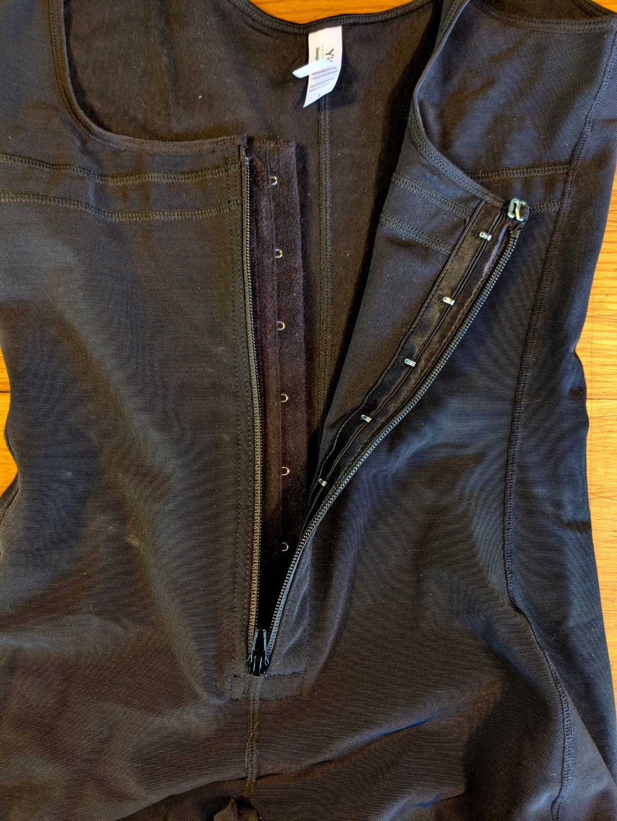 2 NWT YIANNA Shape-wear/Faja Full Body Shaper Size L Black & Beige