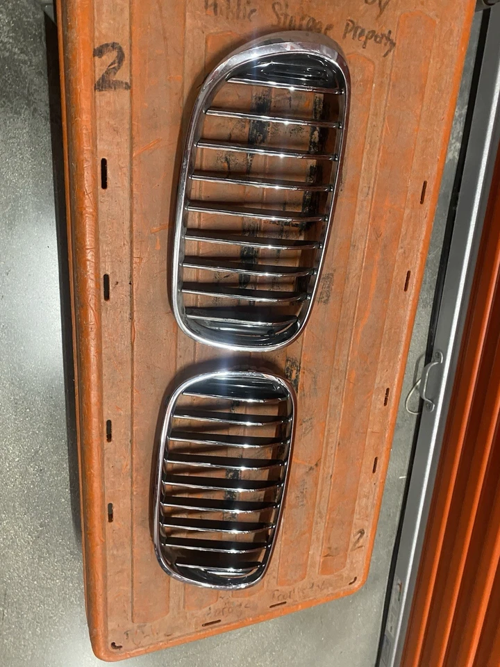 BMW G12 740i 750i 2016-19 parrillas delanteras izquierda y derecha cromadas conjunto nuevo sin caja Foto 4 de 4