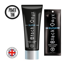 Power Tan Super Black Onyx Tanning Sunbed Accelerator Lotion Cream 250ml or 20ml