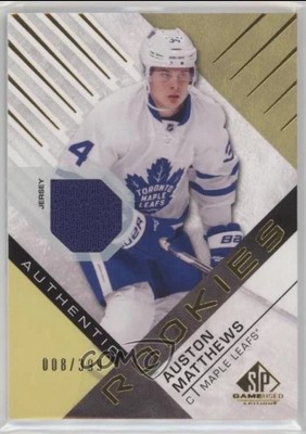 2016 Auston Matthews RC more RARE than Young Guns Rookie SP Game Used Relic