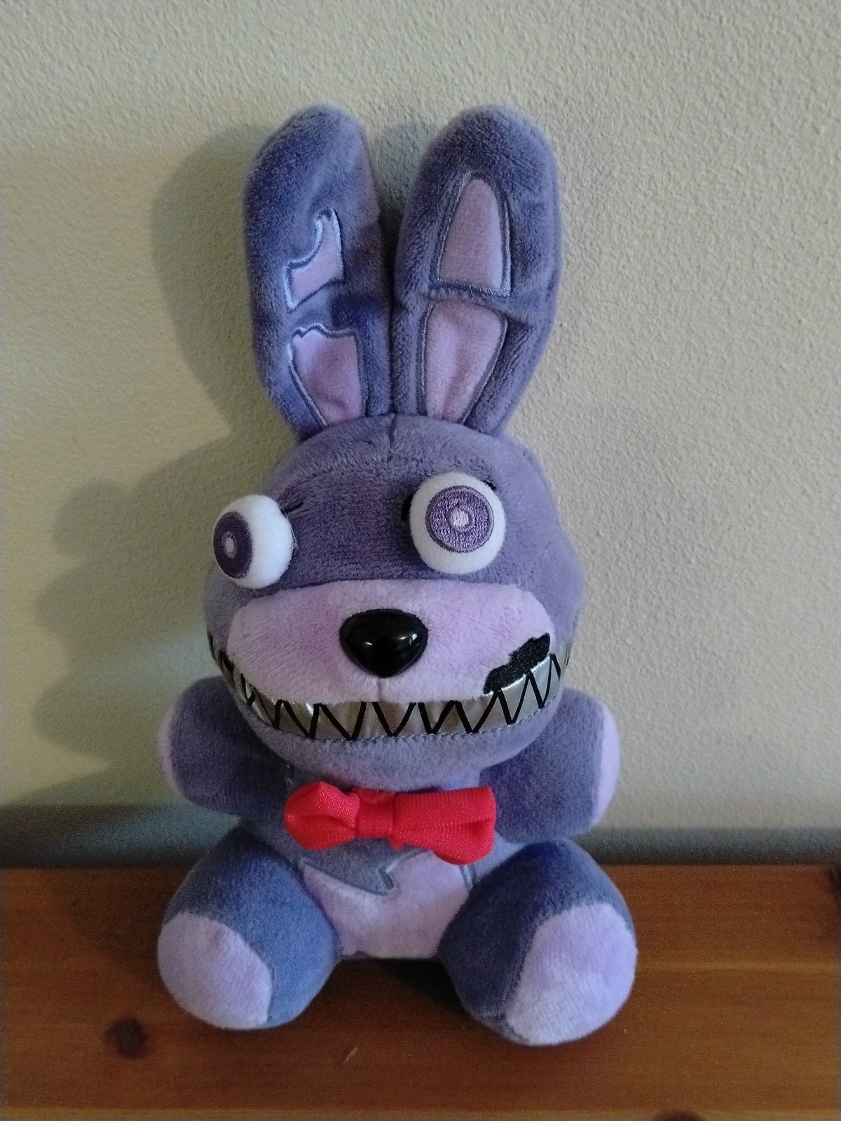FNAF 2016 Pesadilla Bonnie Peluche Funko Toys-R-Us Exclusivo RARO, DIFÍCIL DE ENCONTRAR, LIMPIO