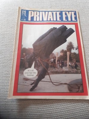 PRIVATE EYE - Prog 1078 - Date 18/04/2003 - UK Paper Adult Comic