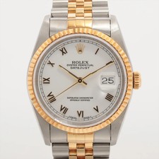 Rolex DATEJUST 36 16233 SS×YG SS×YG AT white dial 1 Extra Link