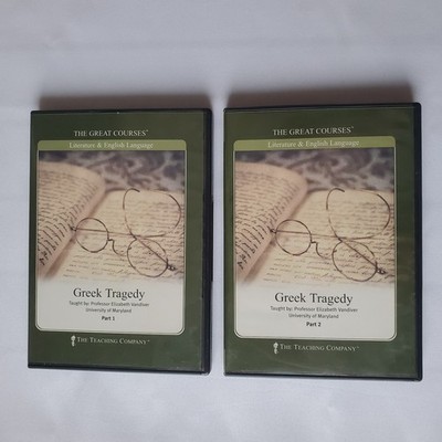 Great Courses: Greek Tragedy, Parts 1 & 2 Elizabeth Vandiver 24 Lectures 12 CDs