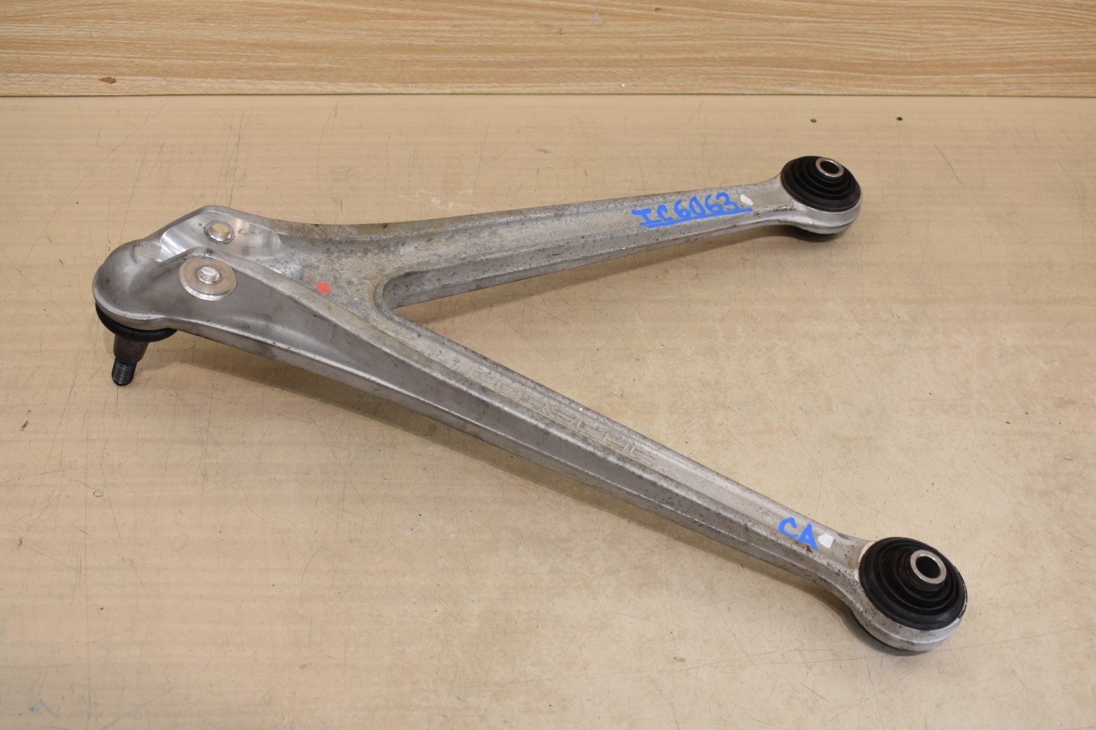 04-06 PORSCHE CARRERA GT FRONT SUSPENSION LOWER CONTROL ARM GENUINE 98034115300