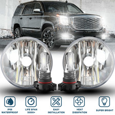 For 2007-2013 Gmc Sierra 1500 2007-2014 2500hd 3500hd Bumper Led Fog Lights
