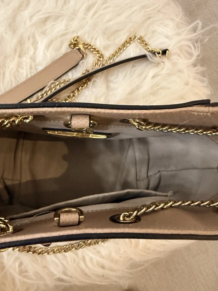 Bolso de hombro para mujer Mario Valentino rosa claro Foto 4 de 4