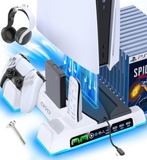OIVO PS5/Slim/Pro Stand and Cooling Station with LED Controller Charging Station