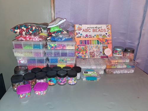 HUGE Lot Of Beads (READ DESCRIPTION) Pony Beads Kandi Beads