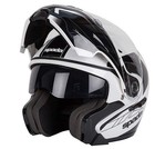 Spada Reveal White/Black Flip Up Motorcycle Helmet - XS/S