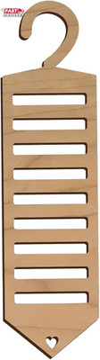 Wooden Tie Rack Premium Wooden Necktie and Belt Hanger Tie Hanger for Men Closet