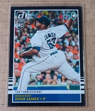 2019-20 Panini Donruss Josh James 150th Annv. Black Frame Rookie RC /150