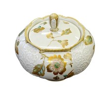 Carstens SORAU Deckeldose Relief floral aus dem 1920er Jahre Art Déco