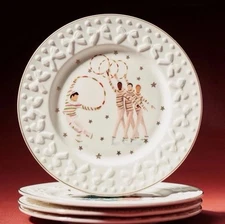 Anthropologie New York City Ballet Nutcracker Candy Canes Plate New
