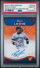 2024 TOPPS PRISTINE PRISTINE PRODUCTION AUTOS #PPARL ROYCE LEWIS 24/25 PSA 10