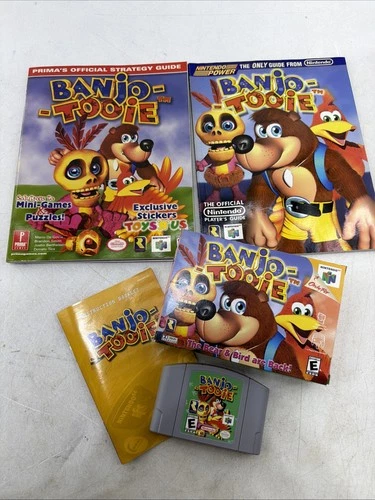 Banjo Tooie Blockbuster N64 With Strategy Guide Nintendo Power Guide ￼
