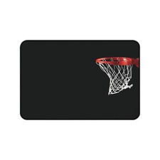 Basketball Desk Mat, Gaming Mouse Pad, Sports Decor, Office Accessory,