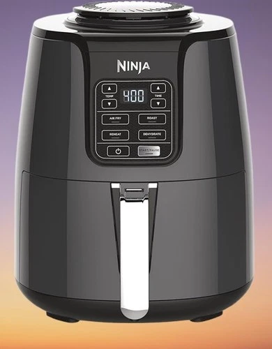 Ninja AF101 4QT Air Fryer – Grey, 4-in-1, Roast/Crisp/Reheat/Dehydrate, 1550W