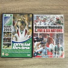 2 Rugby DVD’s - The Greatest Moments of The 5 & 6 Nation & World Cup 2003 DVD