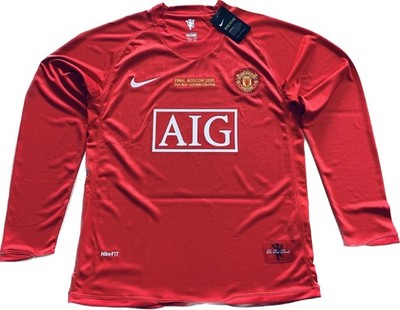 Cristiano Ronaldo #7 2008 UCL Final Manchester United Long Sleeve