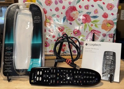 Logitech Harmony 350 Universal Remote Control 915-000230 - Preowned. With Cords!
