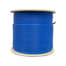 TSCables | Cat6 Plenum Shielded (CMP) Overall Foil Shield (F/UTP), 1000ft, 23...