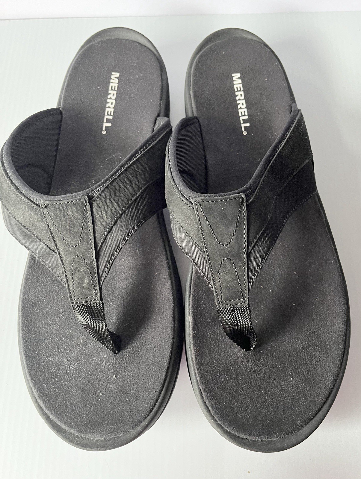 Merrell Sandspur 2 sandali infradito uomo nero taglia 14 nuovi