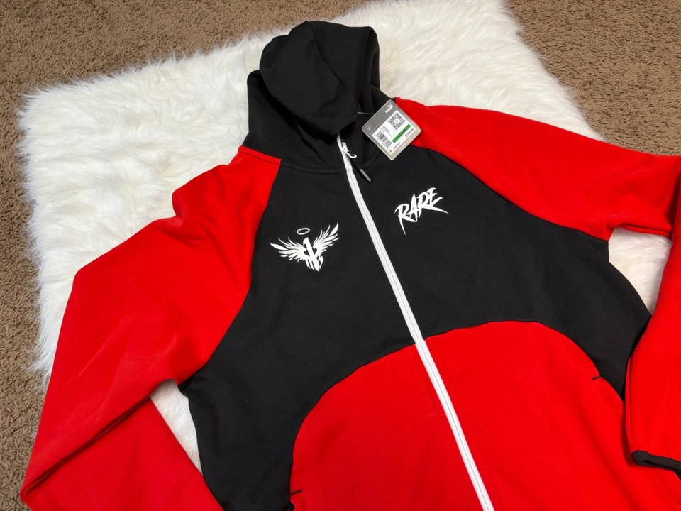 Chaqueta con Capucha Puma Rara Dime Lamelo Roja Negra Talla Grande Cremallera Completa 621726 01 Foto 3 de 4