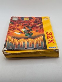 Doom Sega 32X W/ Original Box & Game Cart - No Manual - Authentic Tested