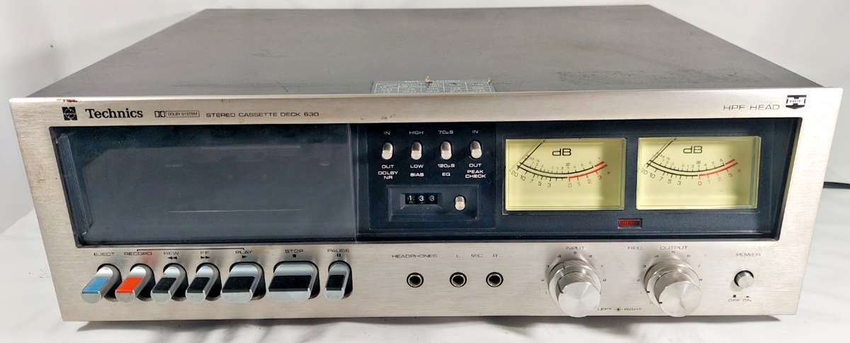 TECHNICS RS-630AUS Hi-Fi cassette tape deck -TESTED works | eBay