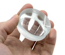 Double Concave Lens, 50mm Focal Length, 2" 50mm Diameter - Spherical, Optic...
