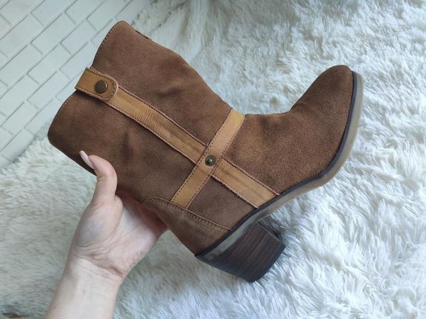 Women Barbour Boots Brown Suede 39