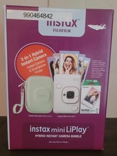 Fujifilm Instax Mini LiPlay Hybrid Instant Camera Bundle w/ 20-Pack Film Case