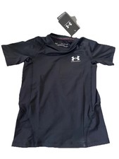 Under Armour Heat Gear Short Sleeve T Shirt Youngster Boys Baselayer Tee Youth S