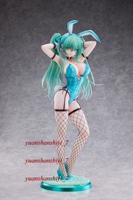 PartyLook Green Twin Tail Bunny-chan 1/4 PVC Figure Limited Model Statue H43.5cm