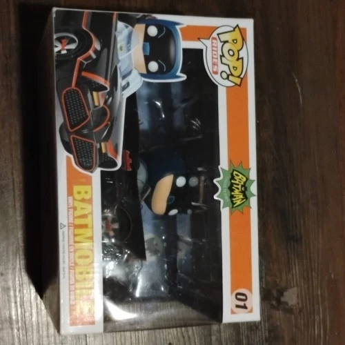 Funko Pop! Rides Batman & Batmobile #01 Batman Vinyl Figure Box Damaged