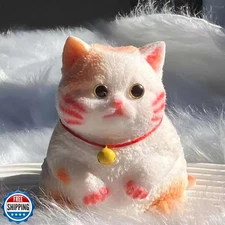 XPQKDC Big Cat Stress Toys - Big Jumbo Stress Relief Toys, Handmade Cat Stres