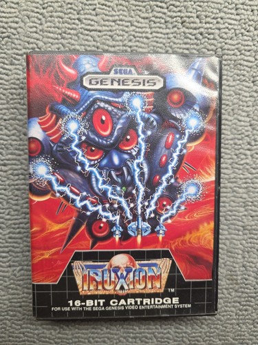Truxton Sega Genesis, 1989 Box und Case, ohne Handbuch, Aufbewahrung gefunden
