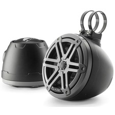 JL Audio M3-650VEX-Mb-S-Gm 6.5" Enclosed Marine Coaxial Speakers - Black NEW 