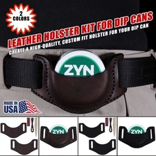 Leather Holster Making Kit for Dip Cans - (Pancake Style) - 1.50in - w/Tools