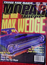 Mopar Muscle Magazine Sept 1999cross Ram Intakesmax Wedgeresto Acwheel Bear Mopar Muscle Magazine Sept 1999cross Ram Intakesmax Wedgeresto Acwheel Bear