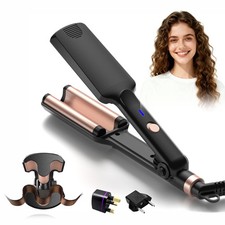 Crimper Hair Tool, Mini Hair Crimper for Heating up 390 F, Waver Curling Iron...
